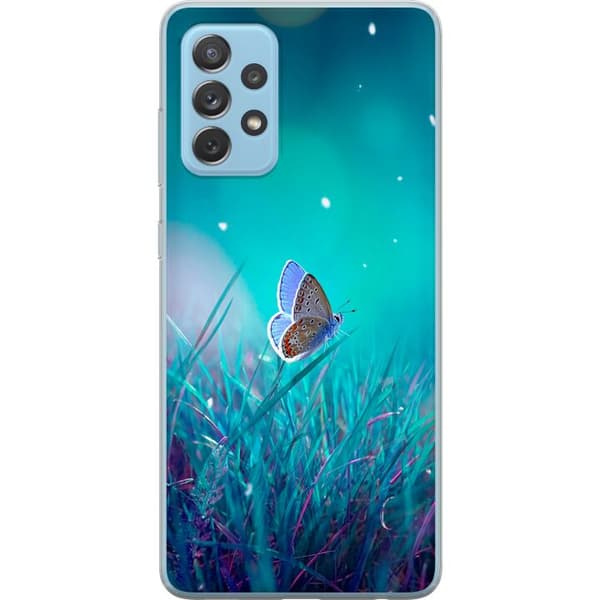 Samsung Galaxy A52 5G Genomskinligt Skal Magical Butterfly