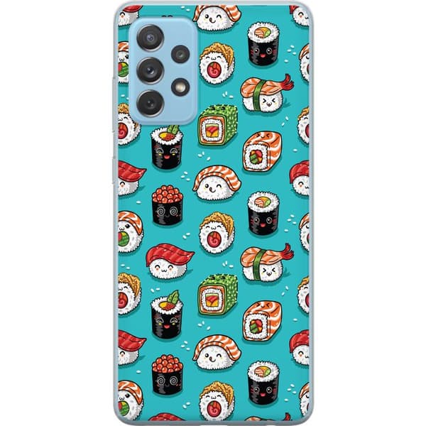 Samsung Galaxy A52 5G Genomskinligt Skal Sushi