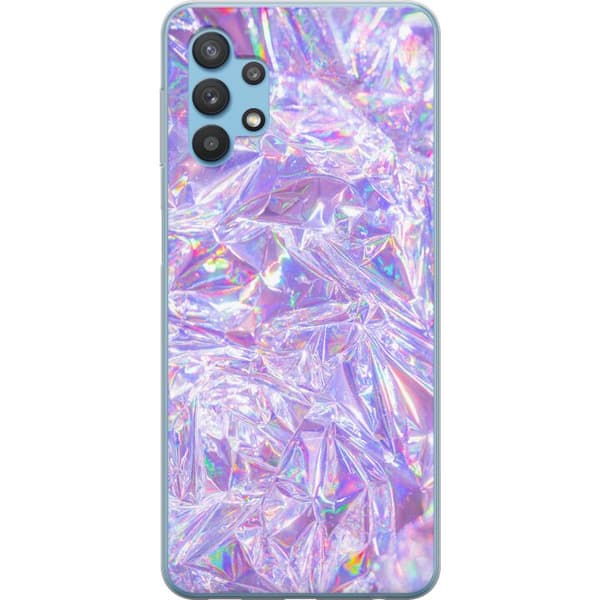 Samsung Galaxy A32 5G Gjennomsiktig deksel Holografiske diamanter