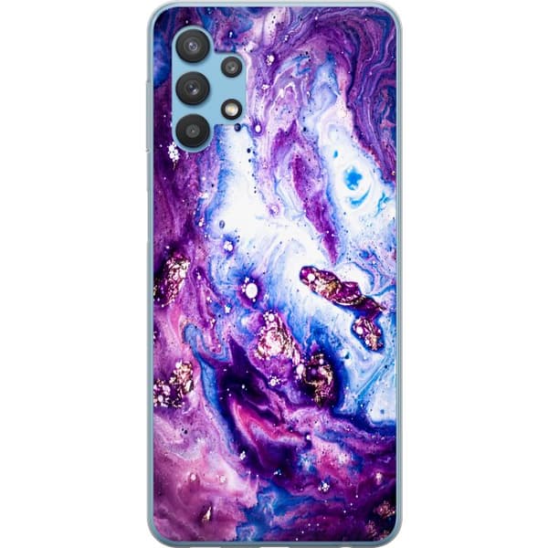 Samsung Galaxy A32 5G Genomskinligt Skal Lila