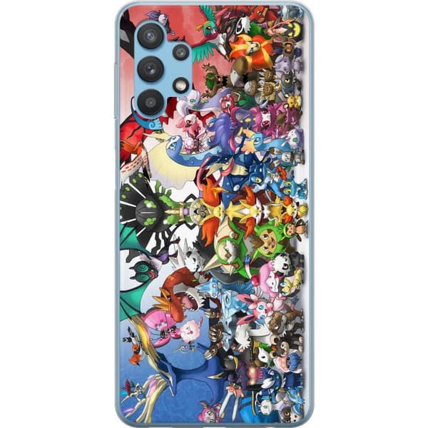 Samsung Galaxy A32 5G Gennemsigtig cover Pokemon