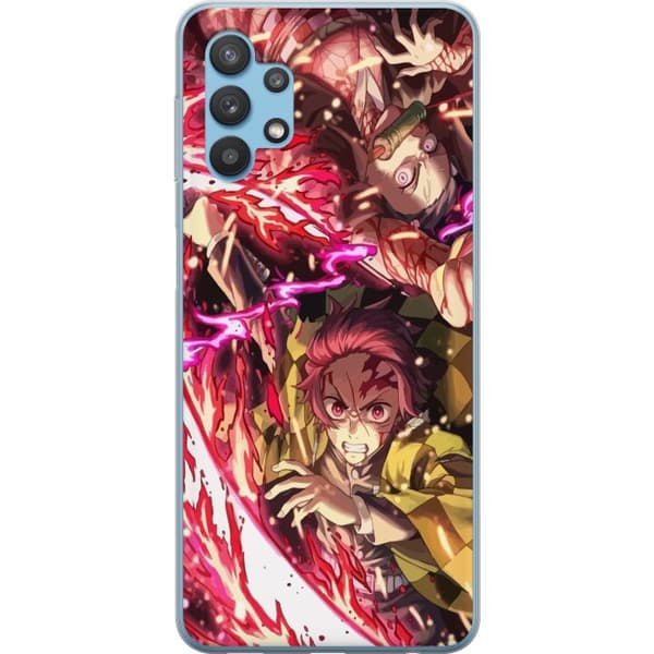 Samsung Galaxy A32 5G Gennemsigtig cover Demon Slayer