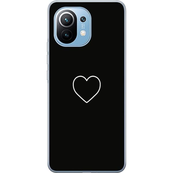 Xiaomi Mi 11 Genomskinligt Skal Hjärta