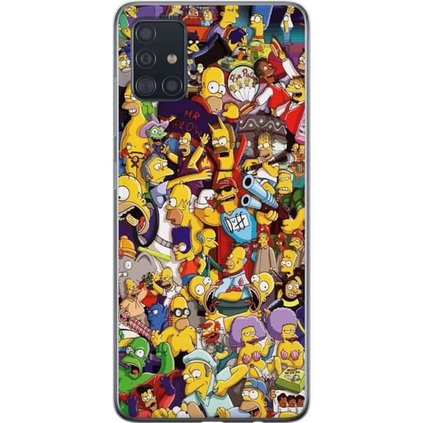 Samsung Galaxy A51 Gjennomsiktig deksel Simpsons