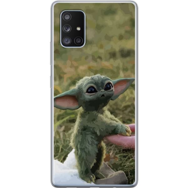 Samsung Galaxy A71 5G Gennemsigtig cover Yoda