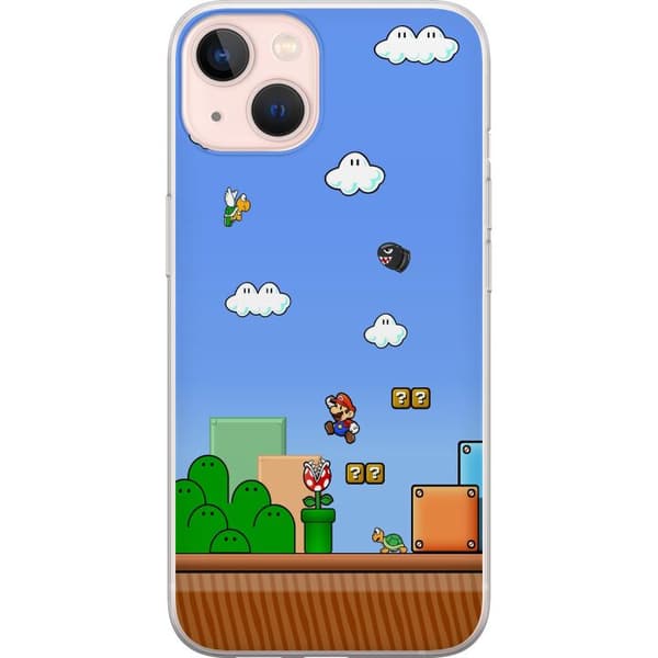 Apple iPhone 13 Genomskinligt Skal Mario