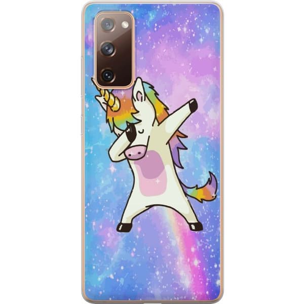 Samsung Galaxy S20 FE Genomskinligt Skal UNICORN