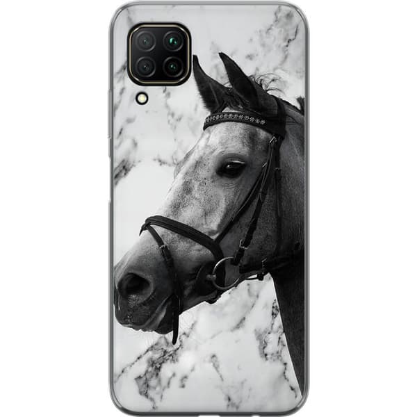 Huawei P40 lite Läpinäkyvä kuori Hevonen