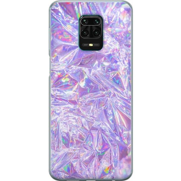 Xiaomi Redmi Note 9 Pro Gjennomsiktig deksel Holografiske diamanter