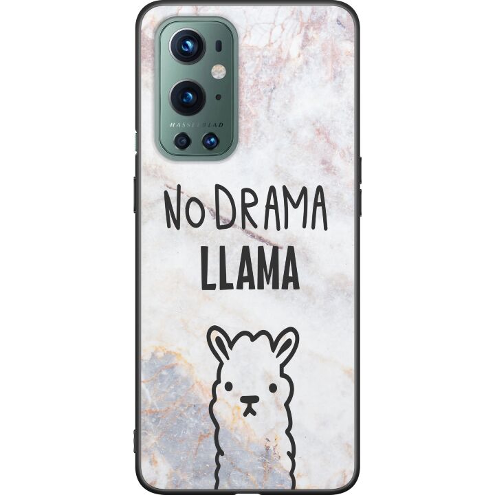 OnePlus 9 Pro Svart Skal Llama Marble