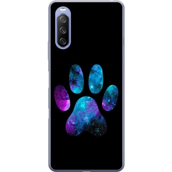 Sony Xperia 10 III Läpinäkyvä kuori Galaksin Tassu