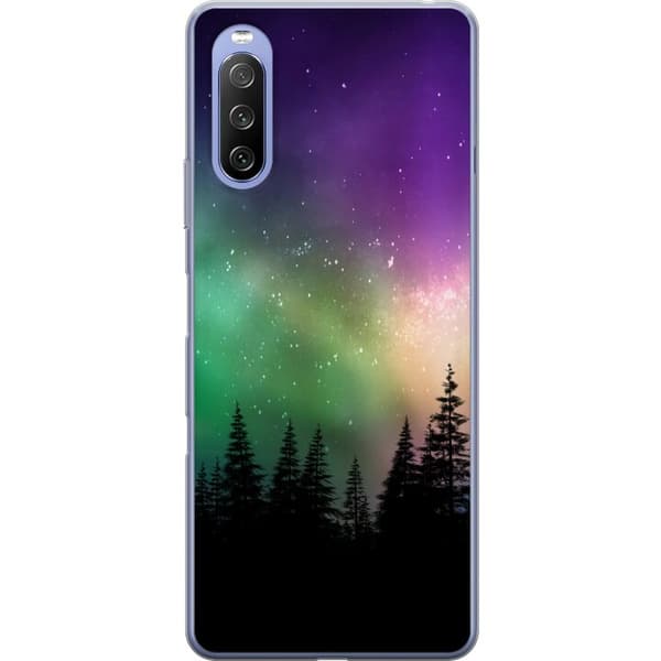 Sony Xperia 10 III Genomskinligt Skal Northern Lights