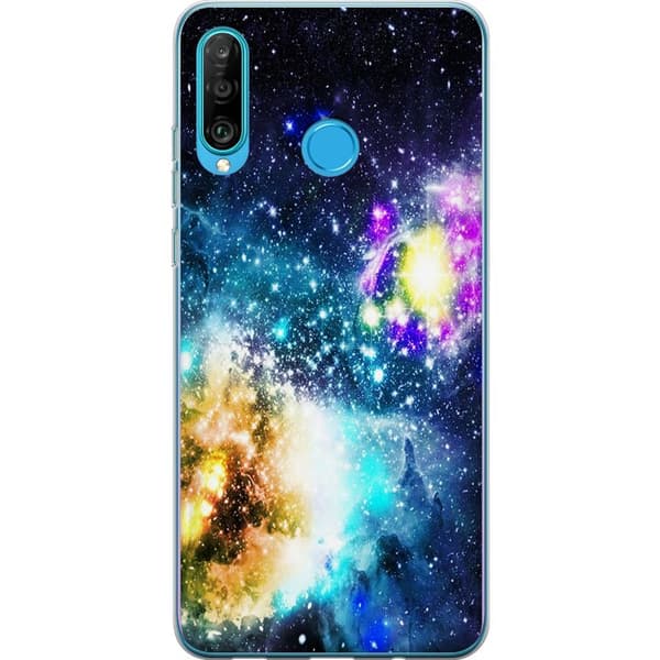 Huawei P30 lite Gennemsigtig cover Galakse