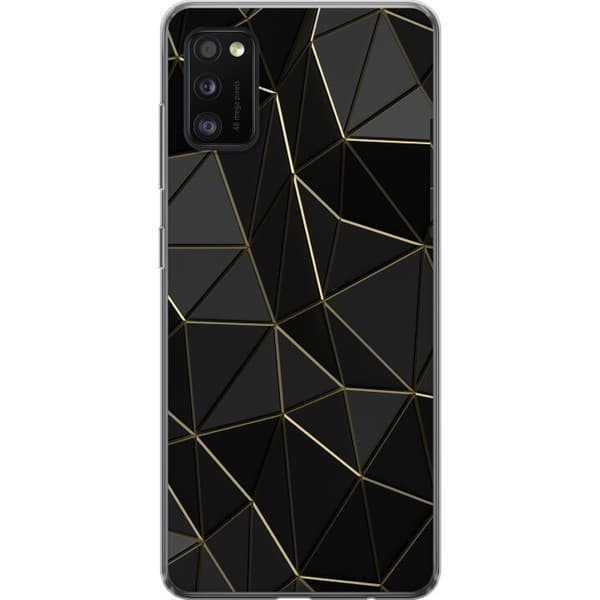 Samsung Galaxy A41 Gennemsigtig cover Midnat