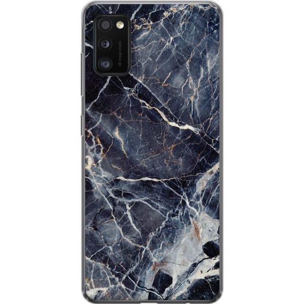 Samsung Galaxy A41 Gennemsigtig cover Marmoreret