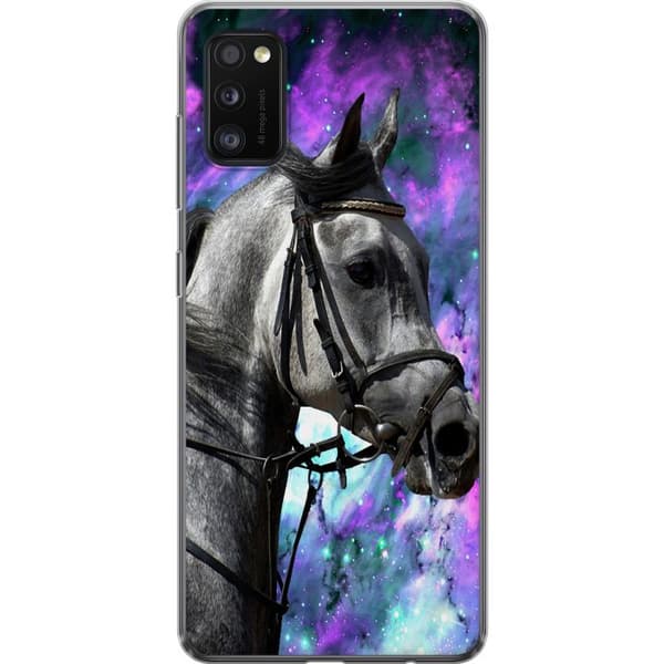 Samsung Galaxy A41 Läpinäkyvä kuori Hevonen