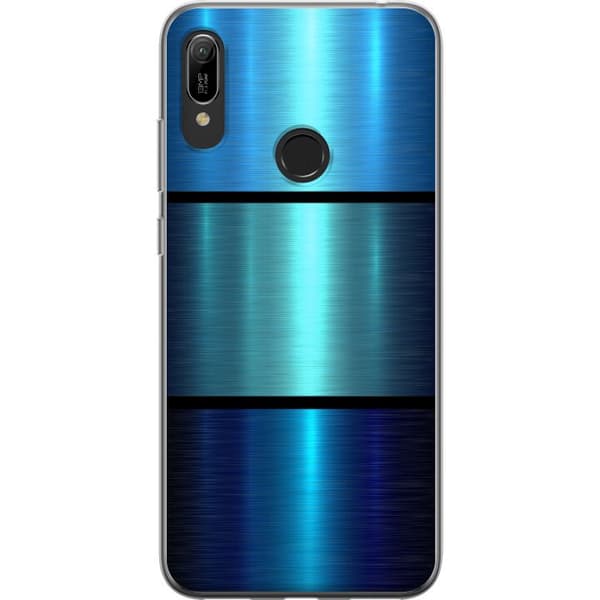 Huawei Y6 (2019) Genomskinligt Skal Blå