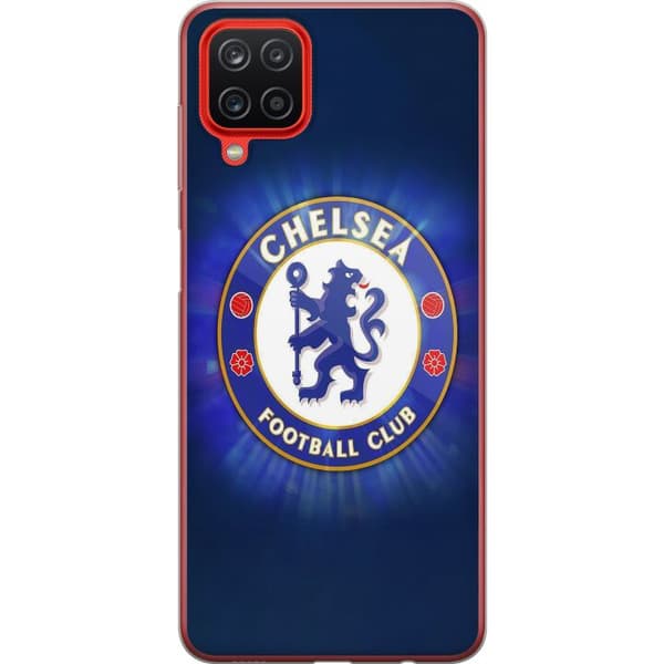Samsung Galaxy A12 Läpinäkyvä kuori Chelsea Jalkapallo