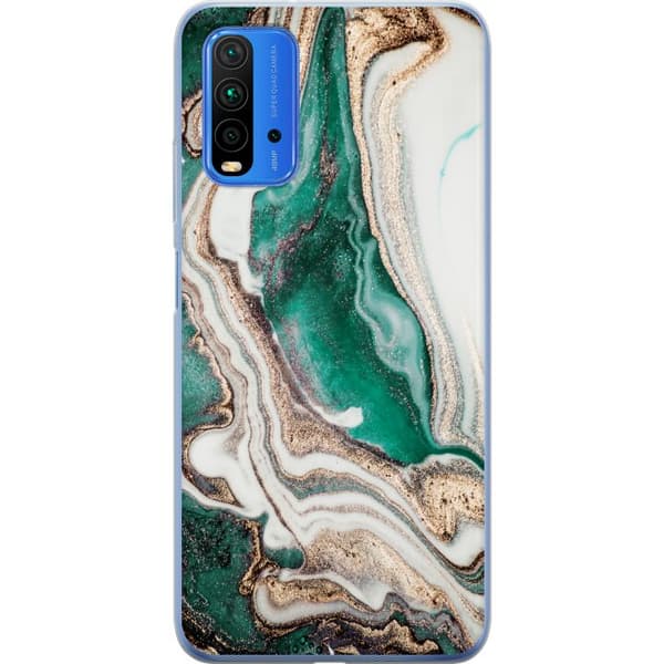 Xiaomi Redmi 9T Gjennomsiktig deksel Grønn