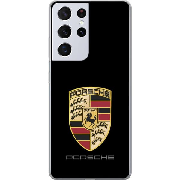 Samsung Galaxy S21 Ultra 5G Läpinäkyvä kuori Porsche