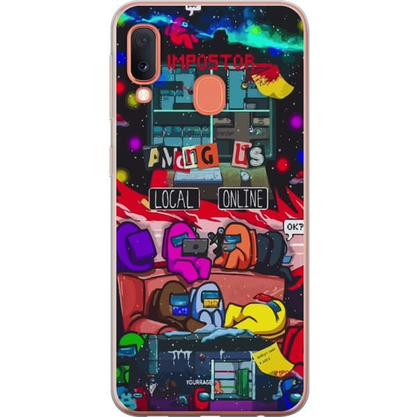 Samsung Galaxy A20e Genomskinligt Skal Among Us