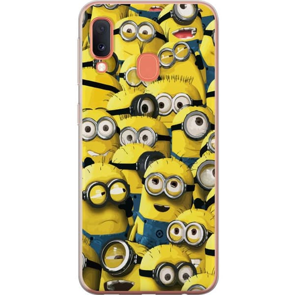 Samsung Galaxy A20e Genomskinligt Skal Minions