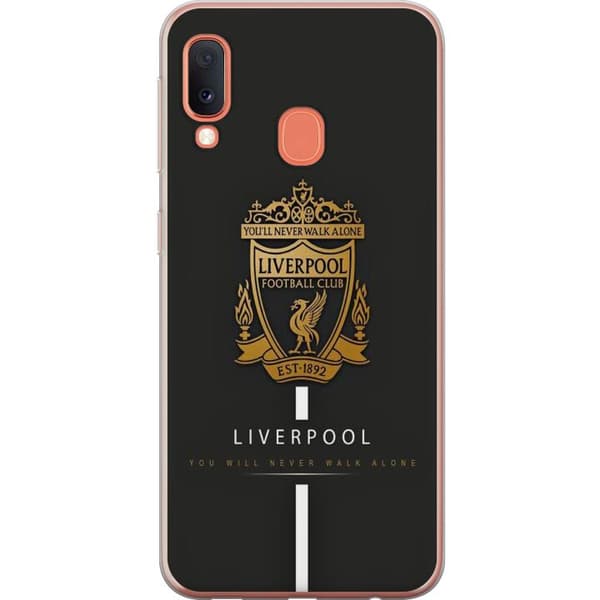 Samsung Galaxy A20e Genomskinligt Skal Liverpool L.F.C.