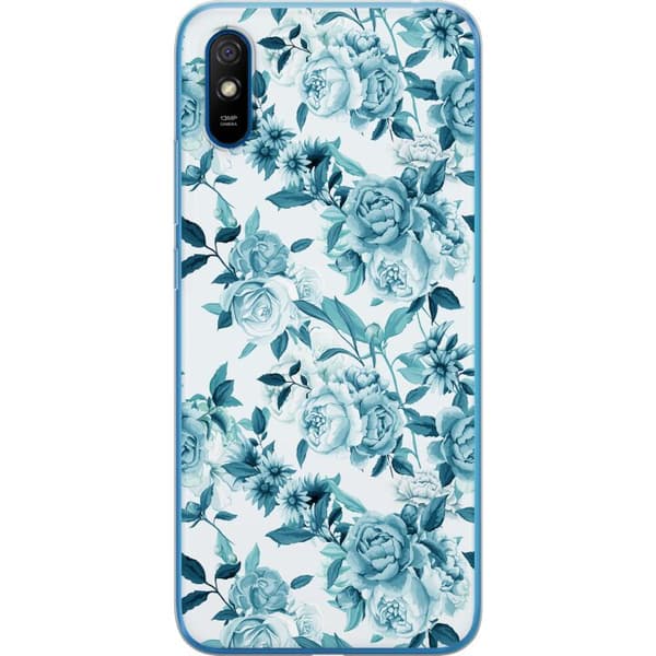Xiaomi Redmi 9A Läpinäkyvä kuori Kukat