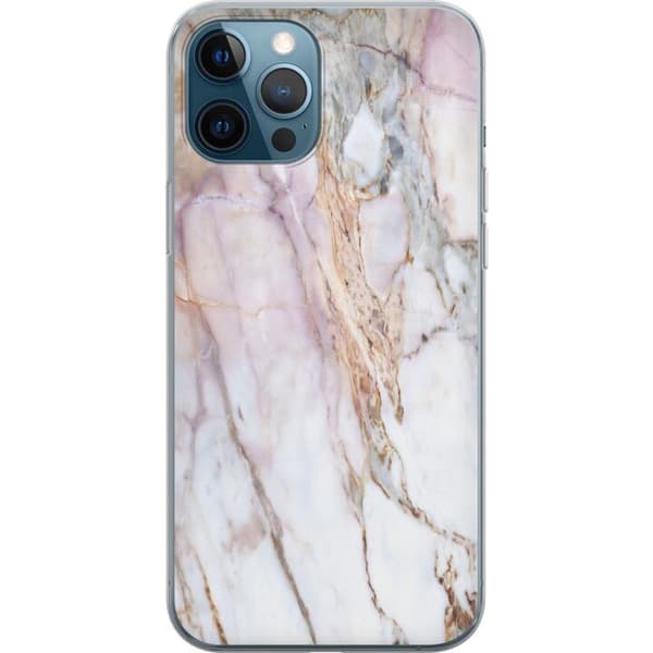 Apple iPhone 12 Pro Gjennomsiktig deksel Marmor