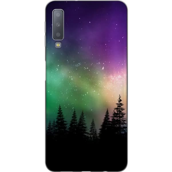 Samsung Galaxy A7 (2018) Gennemsigtig cover Nordlys