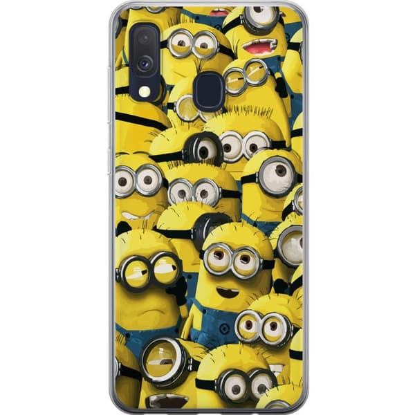 Samsung Galaxy A40 Gennemsigtig cover Minions