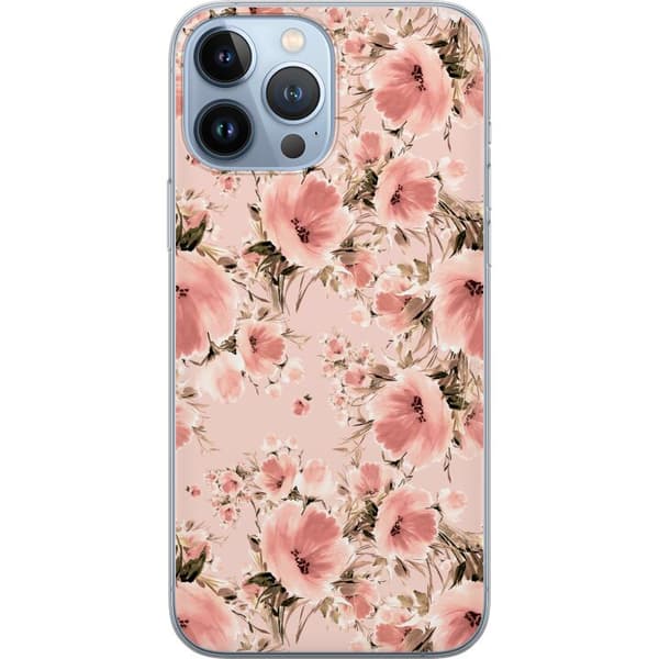 Apple iPhone 13 Pro Max Läpinäkyvä kuori Kukkia