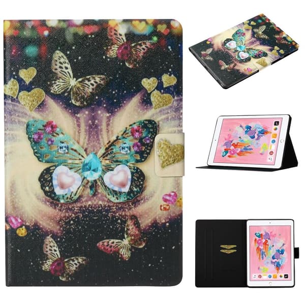 iPad 10.2" 2021/2020/2019 fodral med tryck - Butterflies