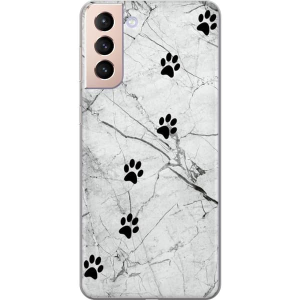 Samsung Galaxy S21 Genomskinligt Skal Tassar