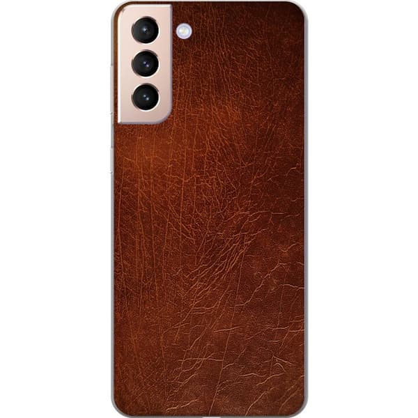 Samsung Galaxy S21 Gennemsigtig cover Læder