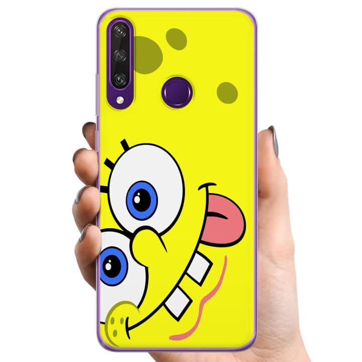 Huawei Y6p TPU Mobilskal SpongeBob Fyrkant
