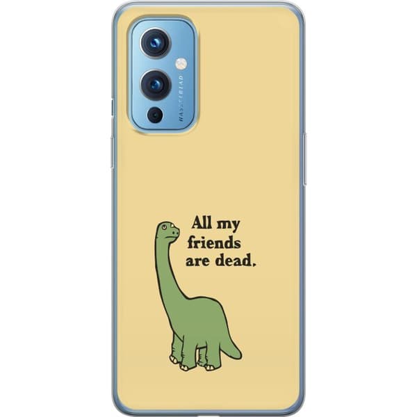 OnePlus 9 Genomskinligt Skal Dinosaurier