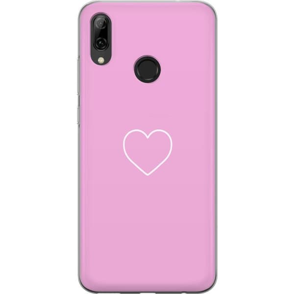 Huawei P smart 2019 Gjennomsiktig deksel Hjerte