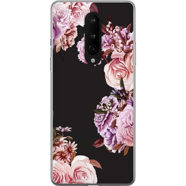 OnePlus 8 Genomskinligt Skal Blommor