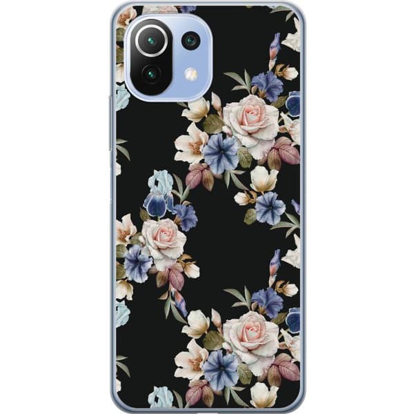 Xiaomi Mi 11 Lite Gjennomsiktig deksel Blomstre
