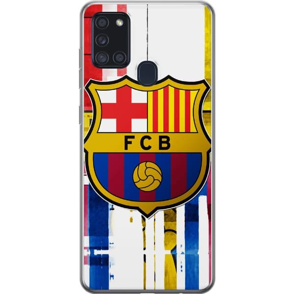 Samsung Galaxy A21s Gennemsigtig cover FC Barcelona