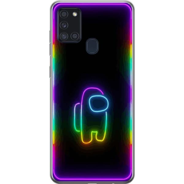 Samsung Galaxy A21s Gennemsigtig cover Among Us 2023