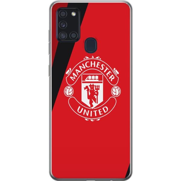 Samsung Galaxy A21s Gennemsigtig cover Manchester United FC