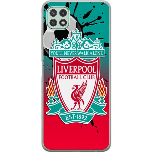 Samsung Galaxy A22 5G Läpinäkyvä kuori Liverpool