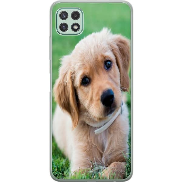 Samsung Galaxy A22 5G Gjennomsiktig deksel Hund