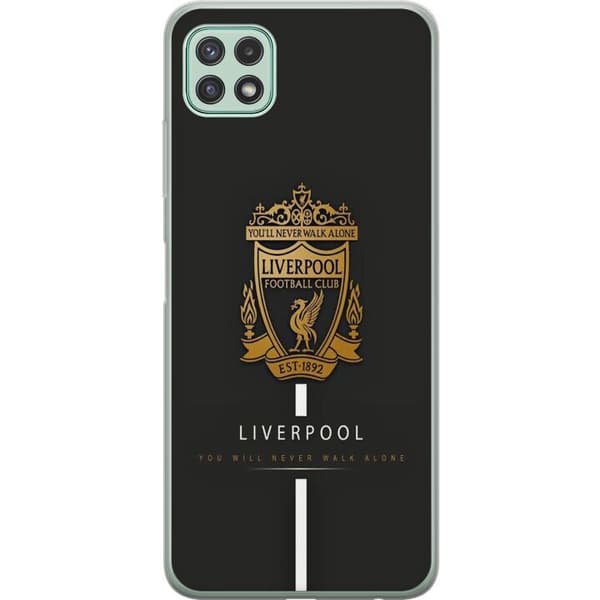 Samsung Galaxy A22 5G Gennemsigtig cover Liverpool L.F.C.