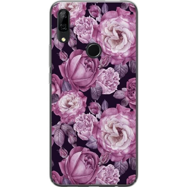 Huawei P Smart Z Gjennomsiktig deksel Blomster