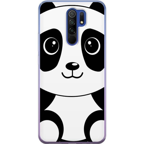 Xiaomi Redmi 9 Gennemsigtig cover Panda
