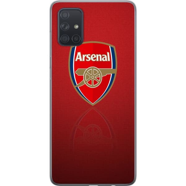 Samsung Galaxy A71 Genomskinligt Skal Arsenal