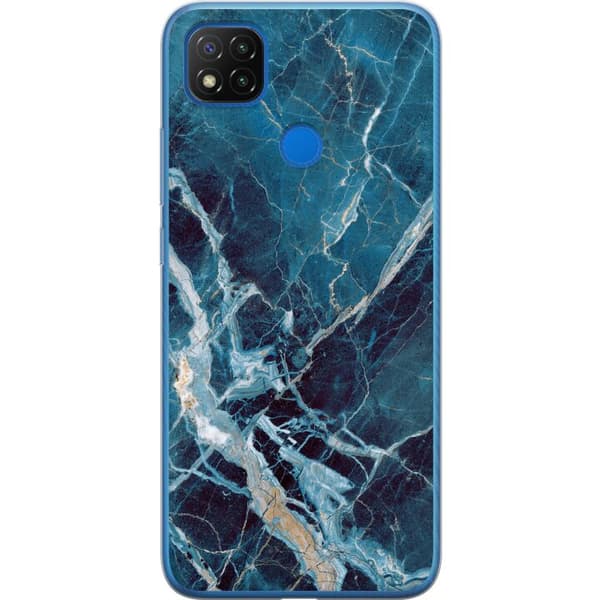 Xiaomi Redmi 9C Gjennomsiktig deksel Marmor